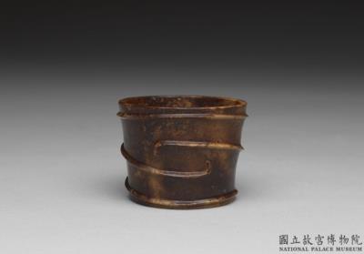 图片[2]-Jade pot-shaped incense burner with linear pattern, late Ming dynasty (1368-1644)-China Archive